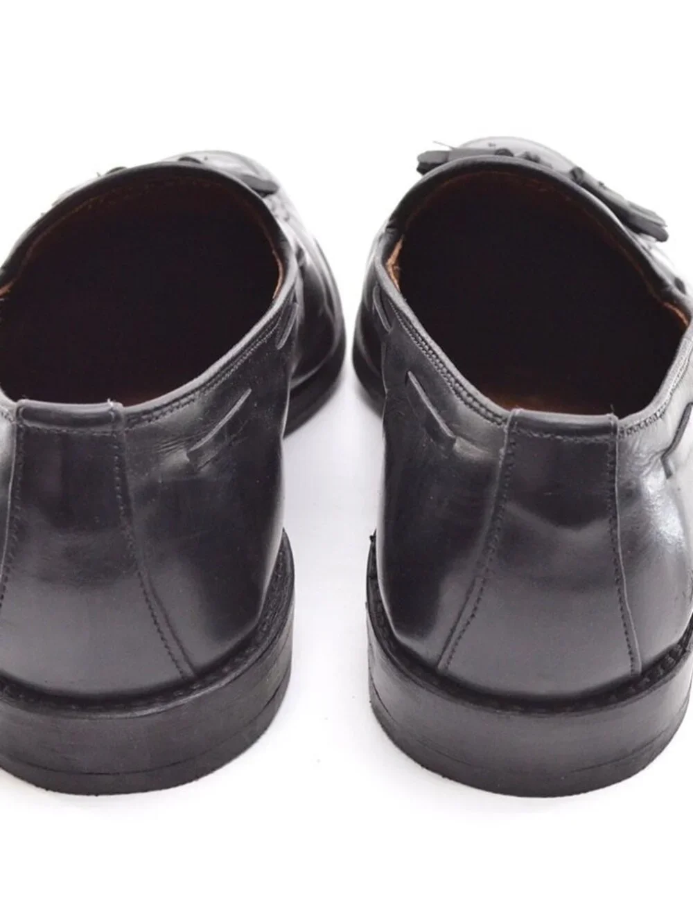 Allen Edmonds Grayson Black Tassel Loafers Men 11 D